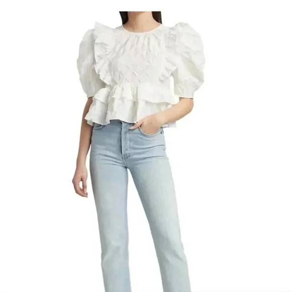 Moon River Tops - Moon River Sleeve Puff sleeve Blouse